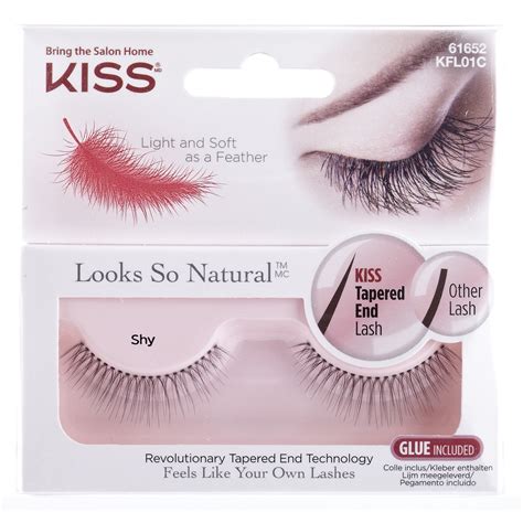 kiss lashes shy|kiss self adhesive lashes.